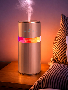 Увлажнитель воздуха для дома настольный с подсветкой Огонёк OG-HOM04 Красный/золото